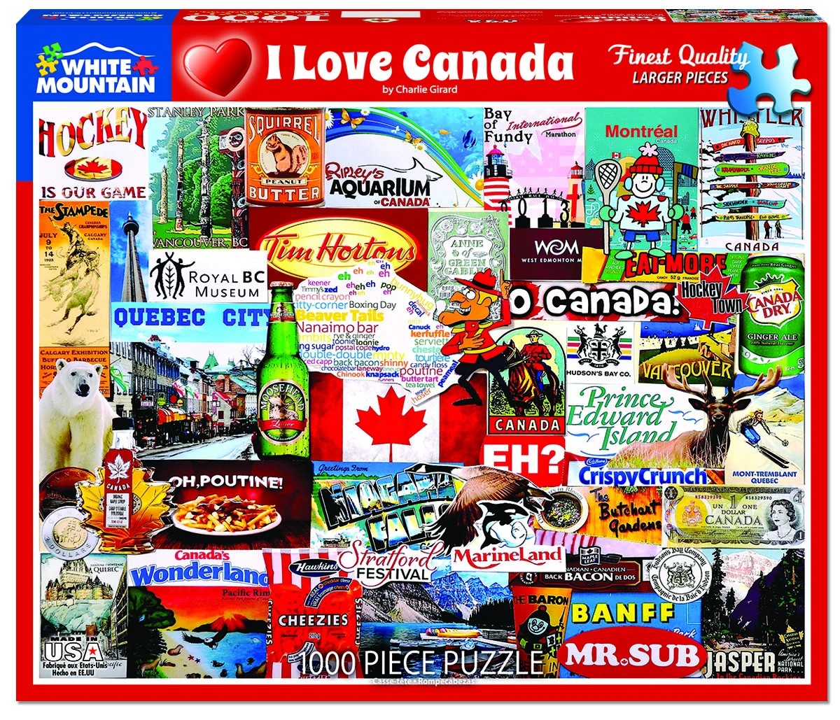 I Love Canada (1000 pc puzzle)