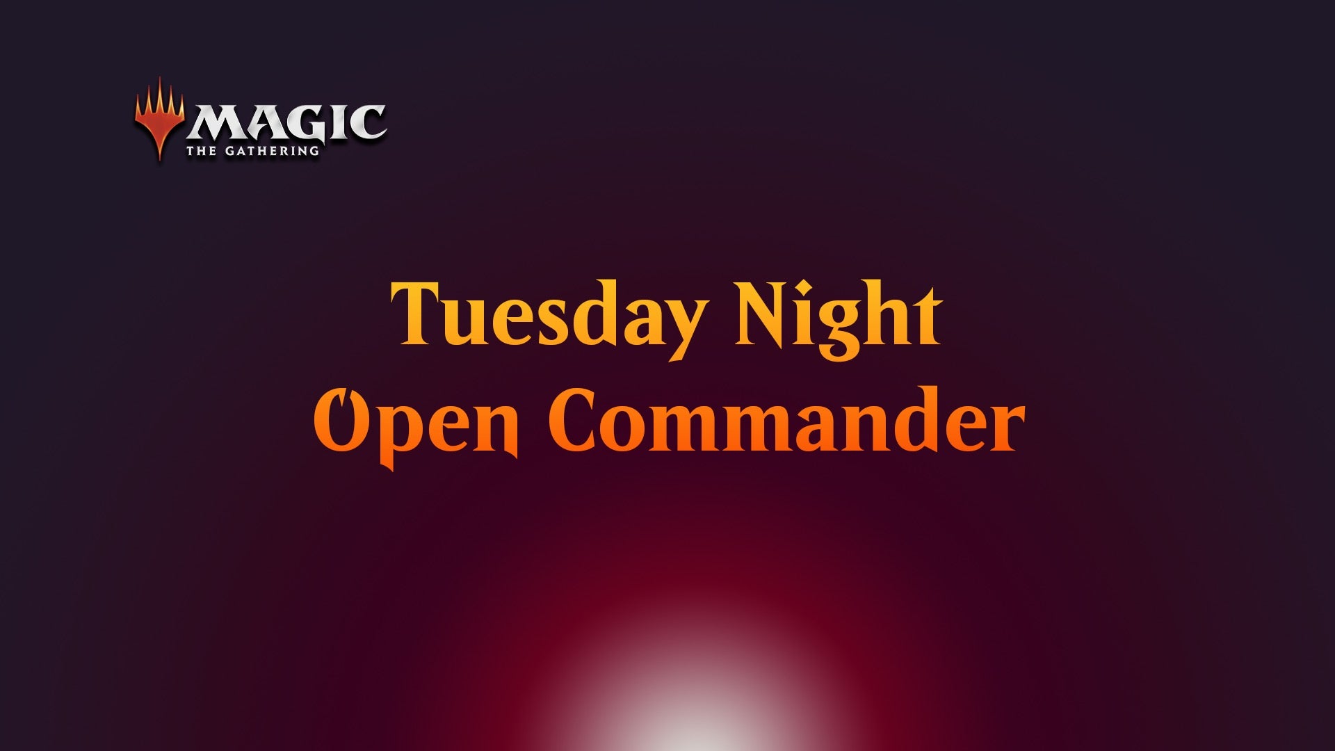 Tuesday Night Open Commander