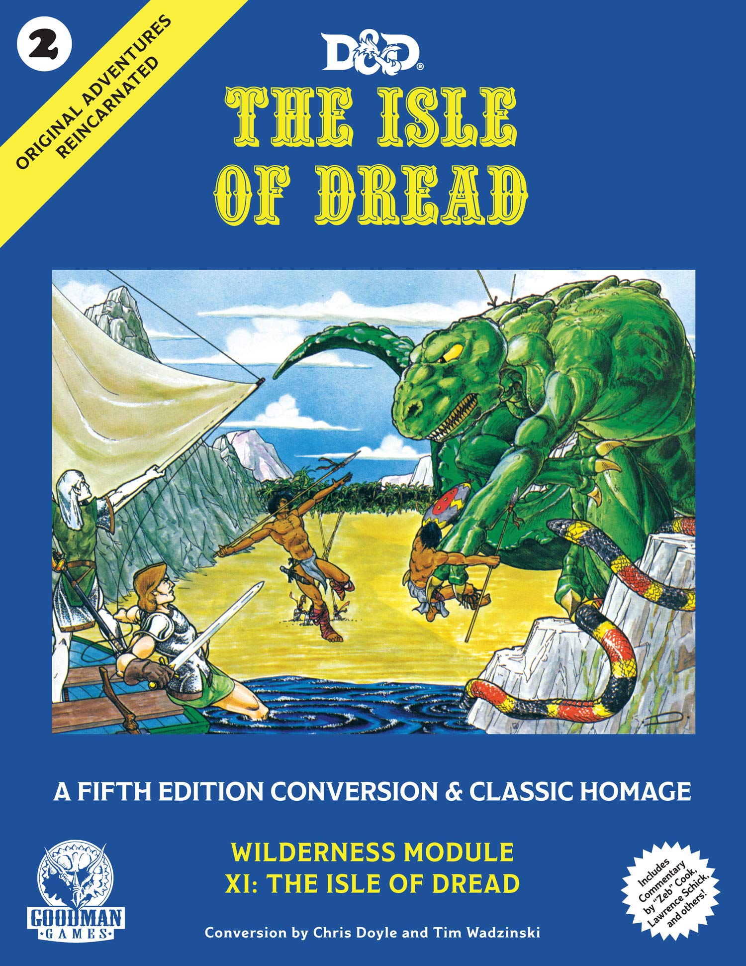 D&D RPG: Original Adventures Reincarnated #2: The Isle of Dread