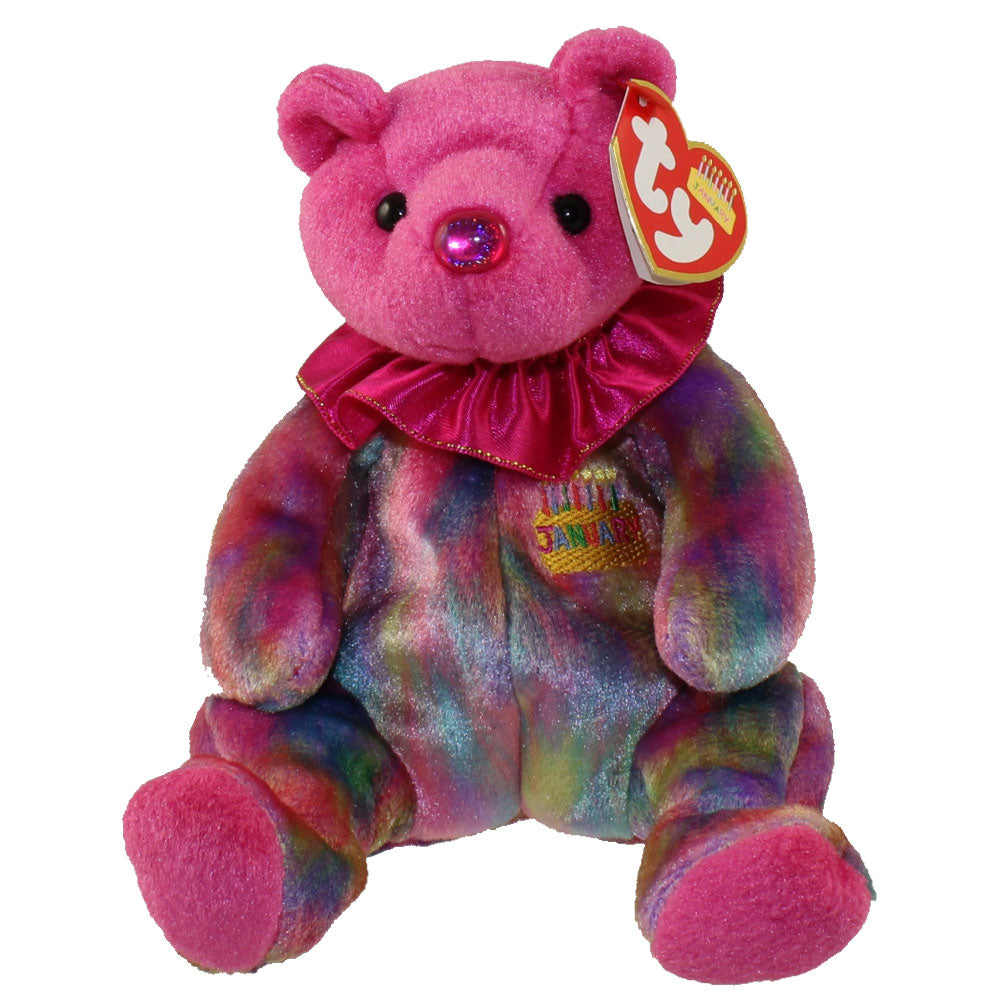 Beanie Baby: January the Bear (Neck Ruffle)