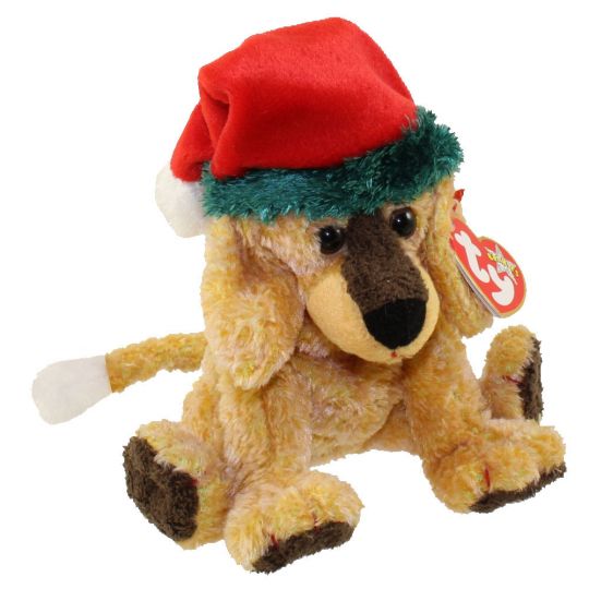 Beanie Baby: Jinglepup the Dog (Green hat, White tail, USA Exclusive)