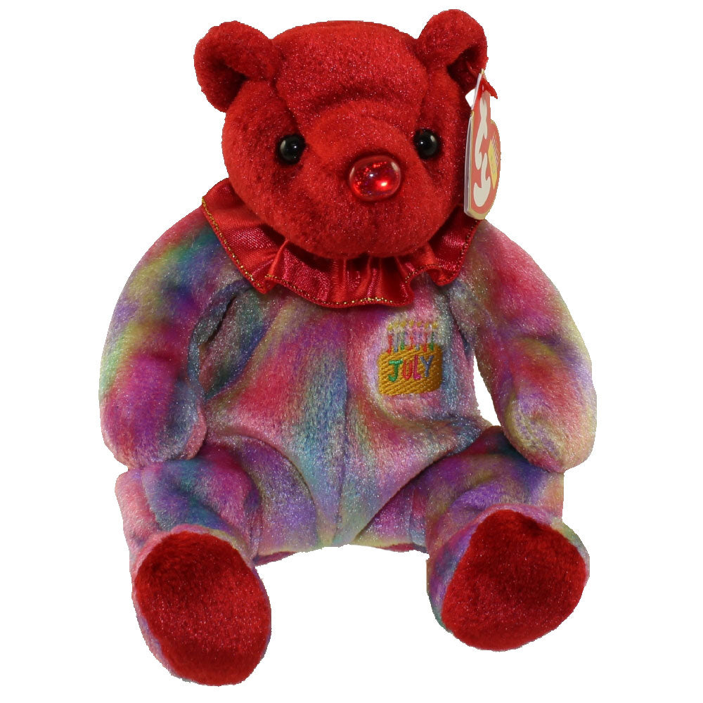 Beanie Baby: July the Bear (Neck Ruffle)