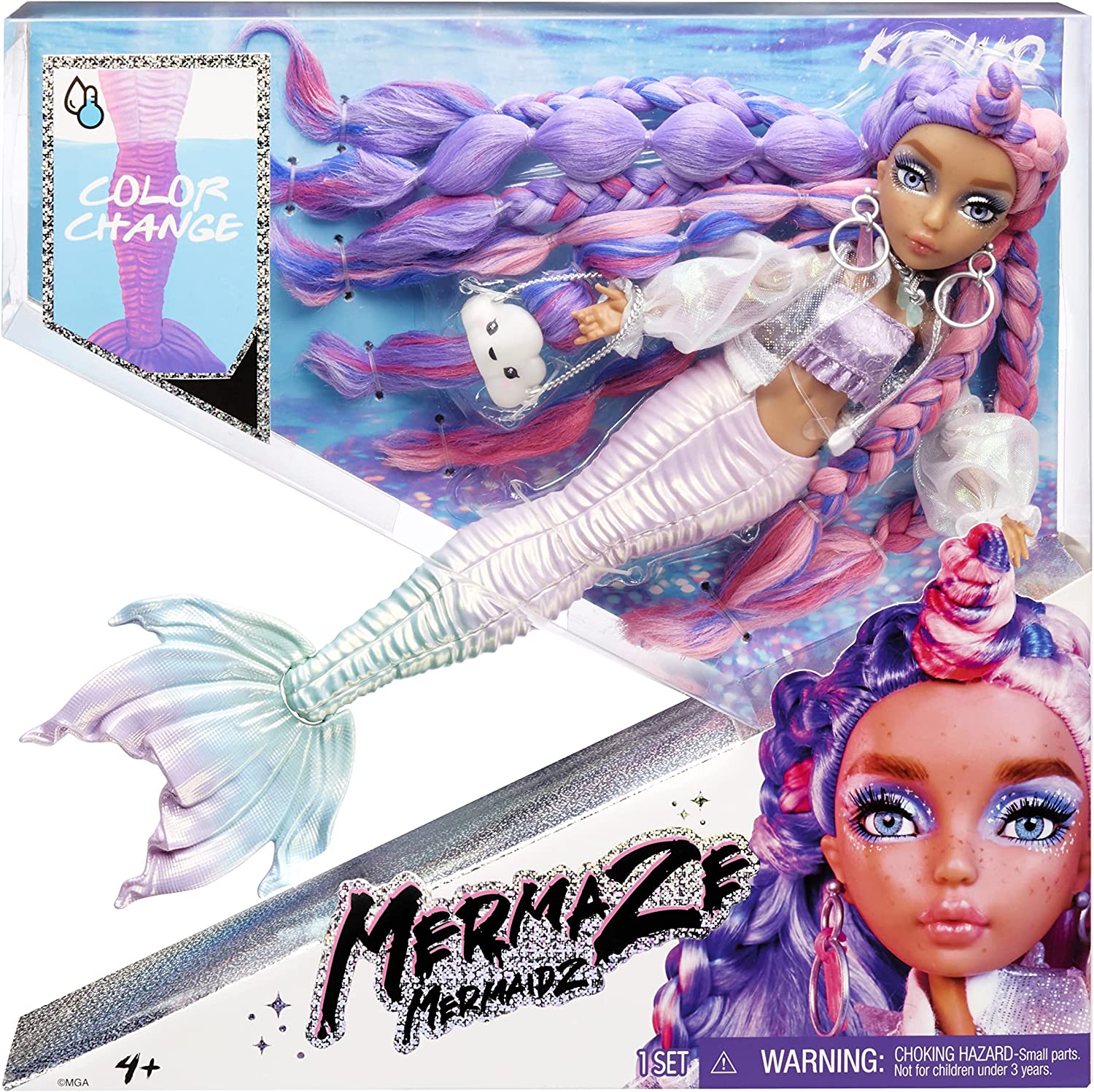 Mermaze Mermaidz Color Change Kishiko Mermaid Fashion Doll