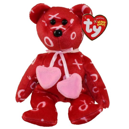 Beanie Baby: Kiss-Kiss the Bear (Red)