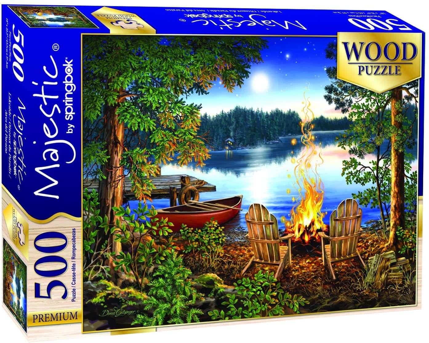Lakeside (500 pc Wooden puzzle)