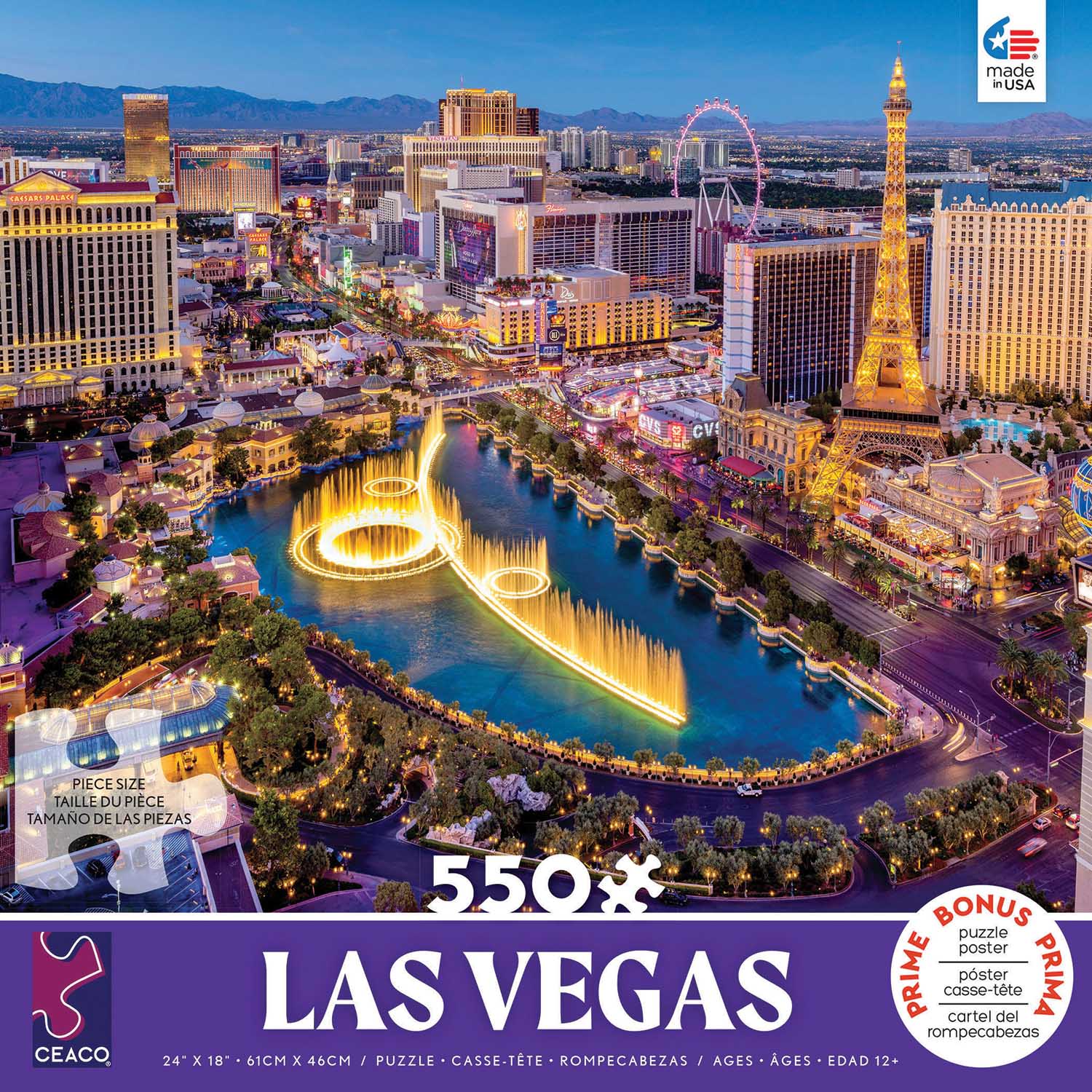 Around the World: Las Vegas (550 pc puzzle)