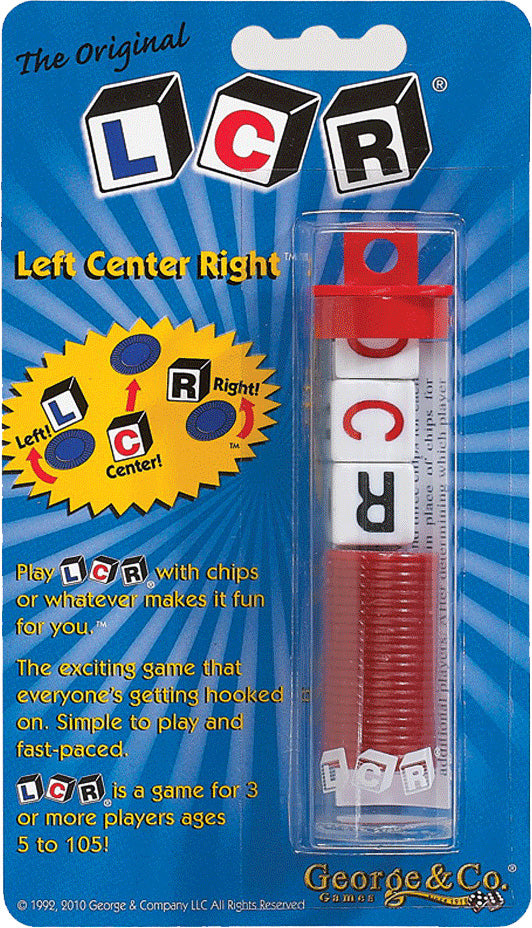 LCR - Left Center Right (Blister Card)
