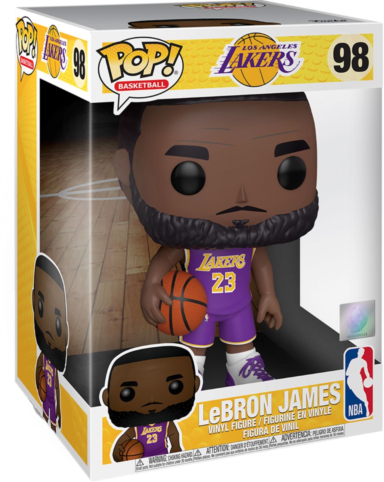 NBA: Lakers - LeBron James 10 in Pop! Vinyl Figure (98)