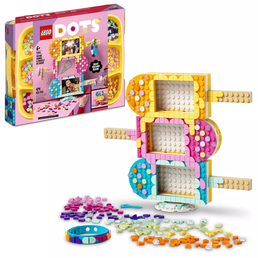 LEGO: DOTS Ice Cream Picture Frames & Bracelet 41956 Building Kit