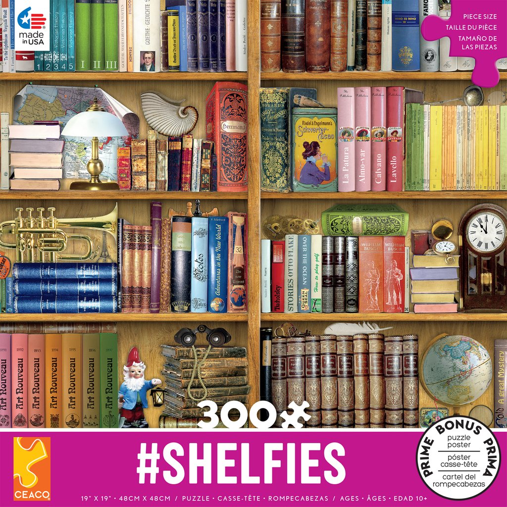 Shelfies: Library Shelf (300 pc puzzle)