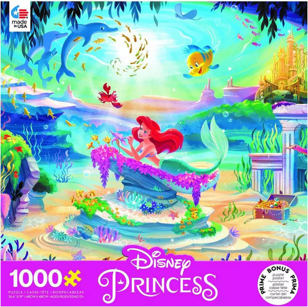 Disney Fine Art - Little Mermaid - 1000 Piece Puzzle –