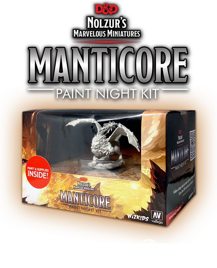 D&D Paint Night Kit - Manticore