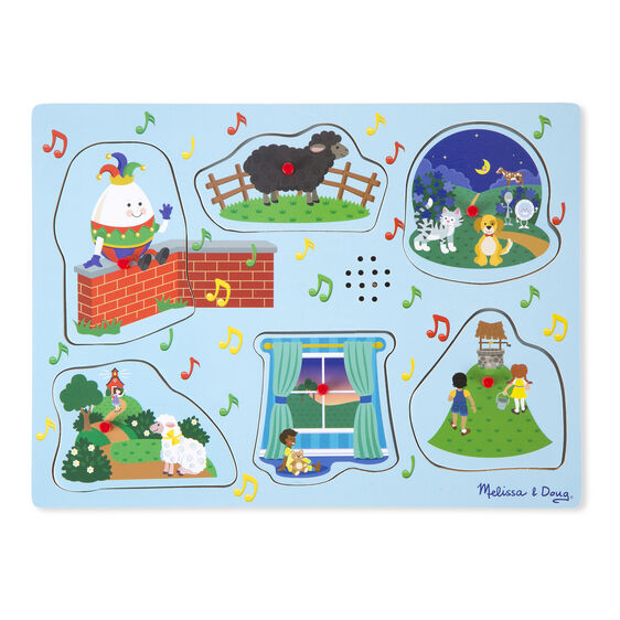 Sing-Along Nursery Rhymes Sound Puzzle (Blue)