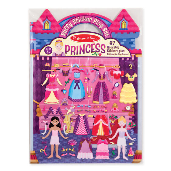 Puffy Sticker Play Set: Princess