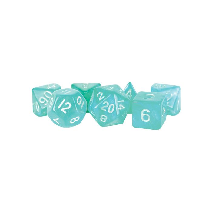 Metallic Dice Games Stardust 16mm Polyhedral Dice Set