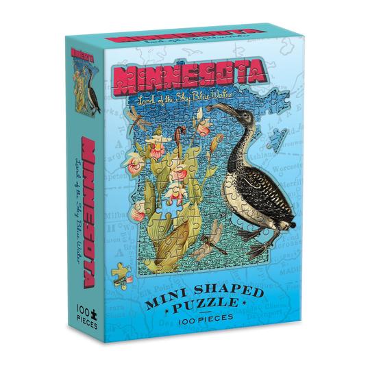 Wendy Gold: Minnesota (100 pc mini shaped puzzle)