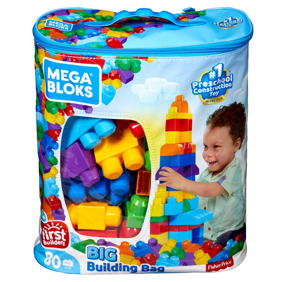 Mega Bloks Big Building Bag (80pc)
