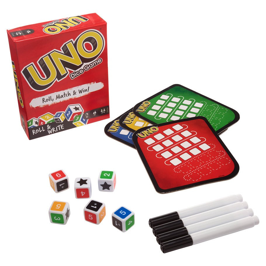 UNO Roll & Write Dice Game