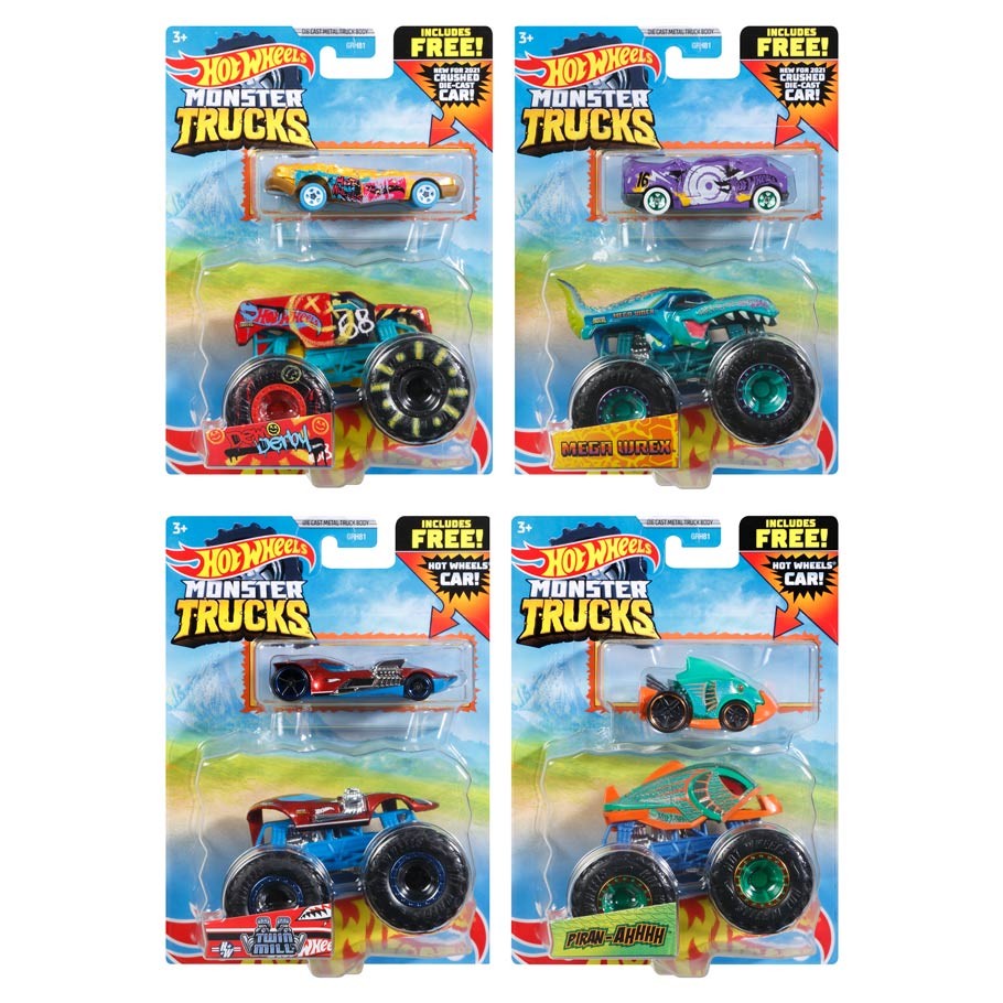 Hot Wheels: Monster Truck - Truck & Car Promo