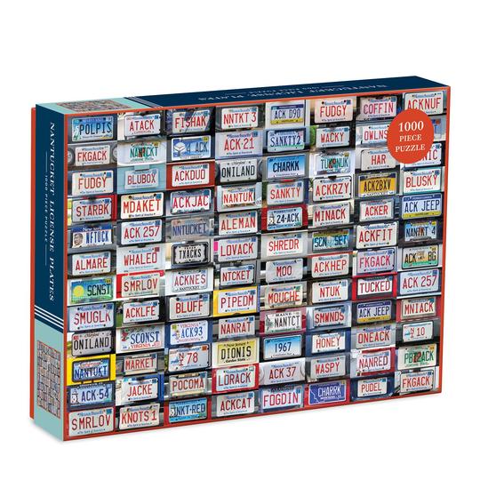 Nantucket License Plates (1000 pc puzzle)