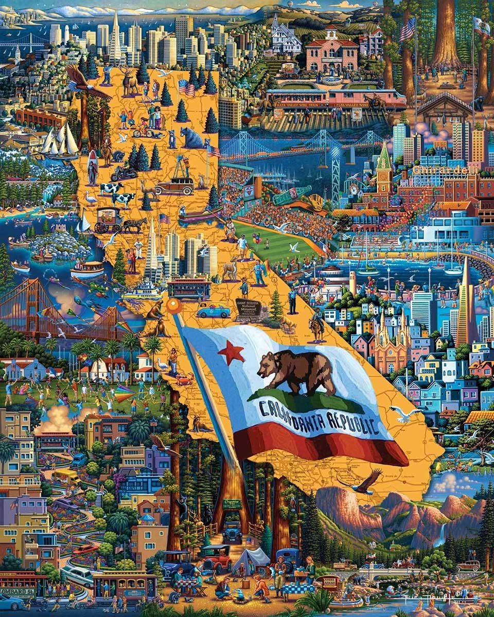 Best of Northern California (500 pc puzzle)