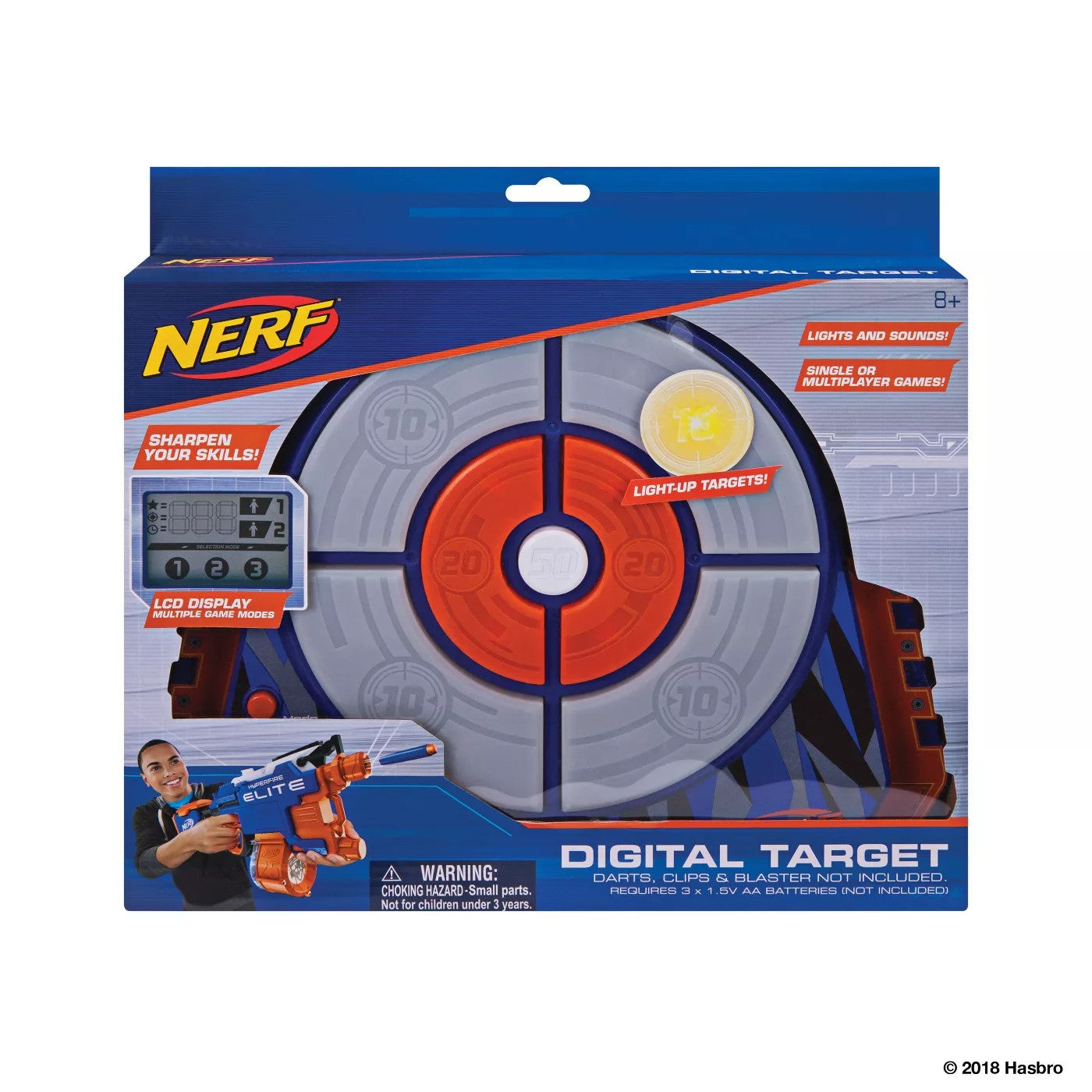 NERF: Elite Digital Light Up Target