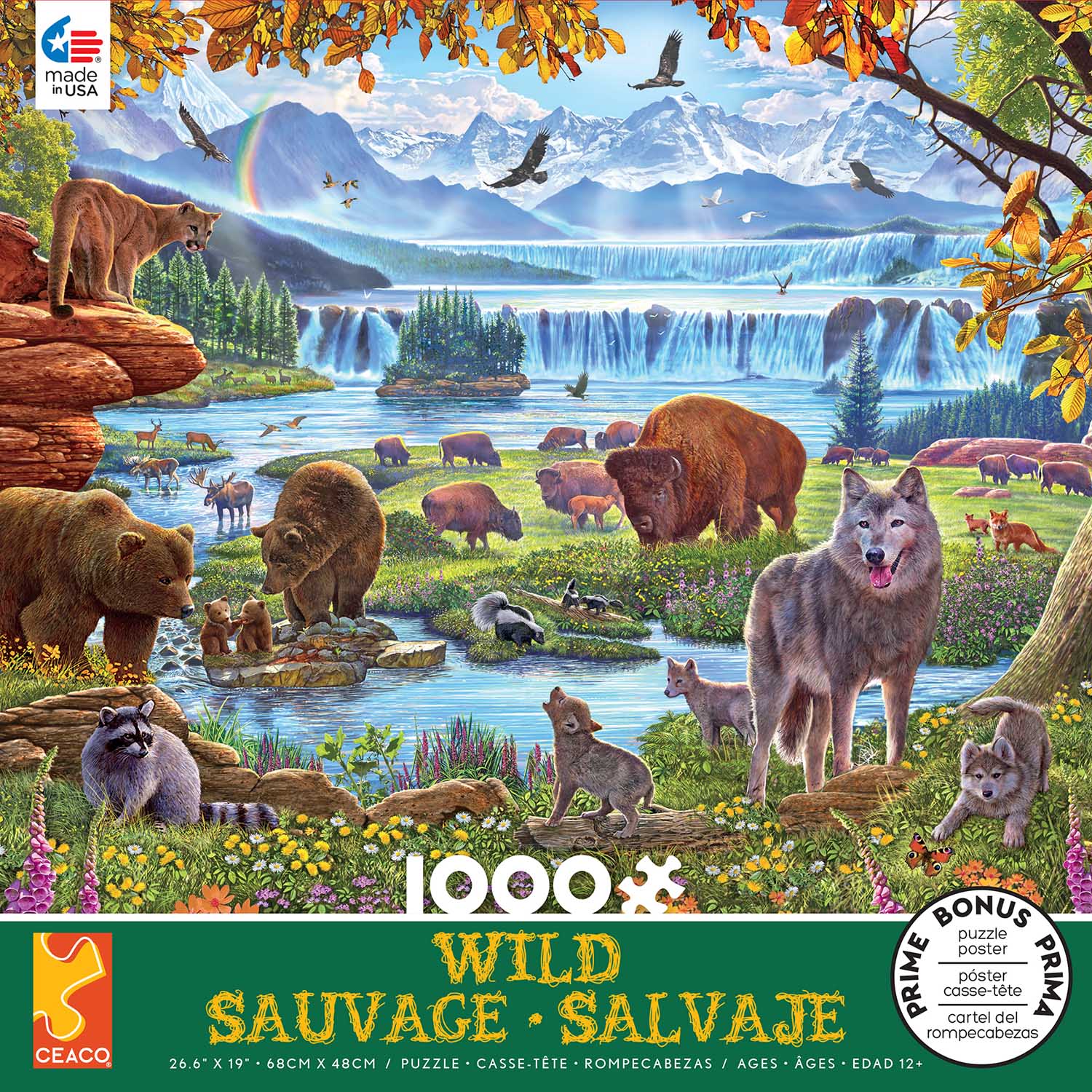 Wild: North American Wildlife (1000 pc puzzle)