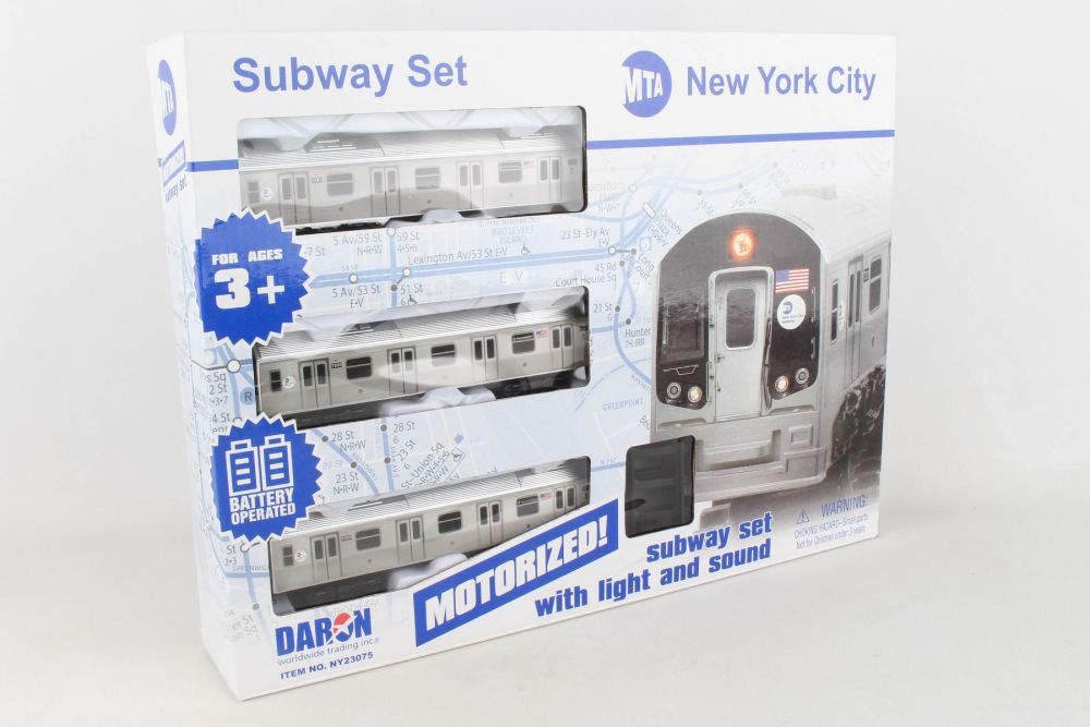 MTA: 3 Piece Train Set with Track