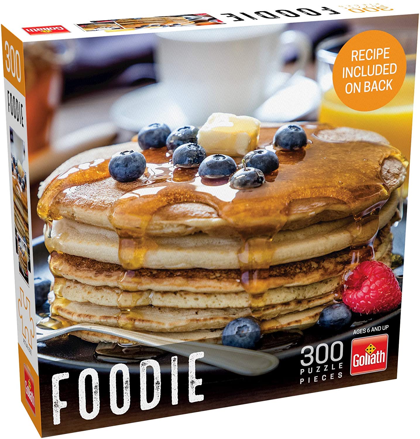 Foodie: Blueberry and Raspberry Pancakes (300pc puzzle)