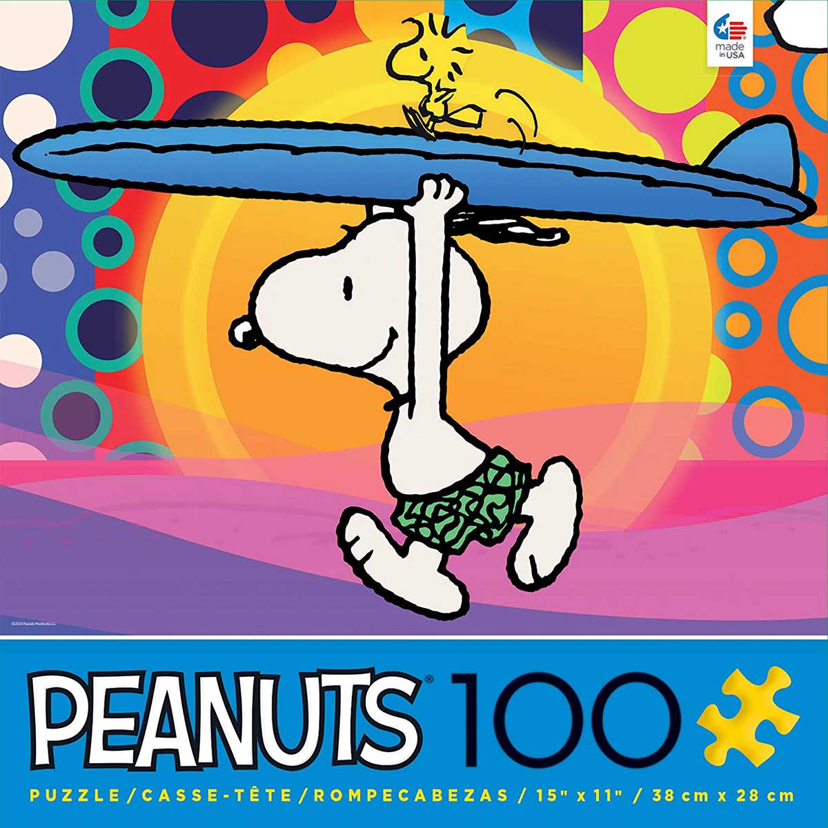 Peanuts - Surf City (100 pc puzzle)