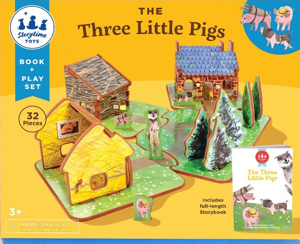 Book and Play Set: The Three Little Pigs