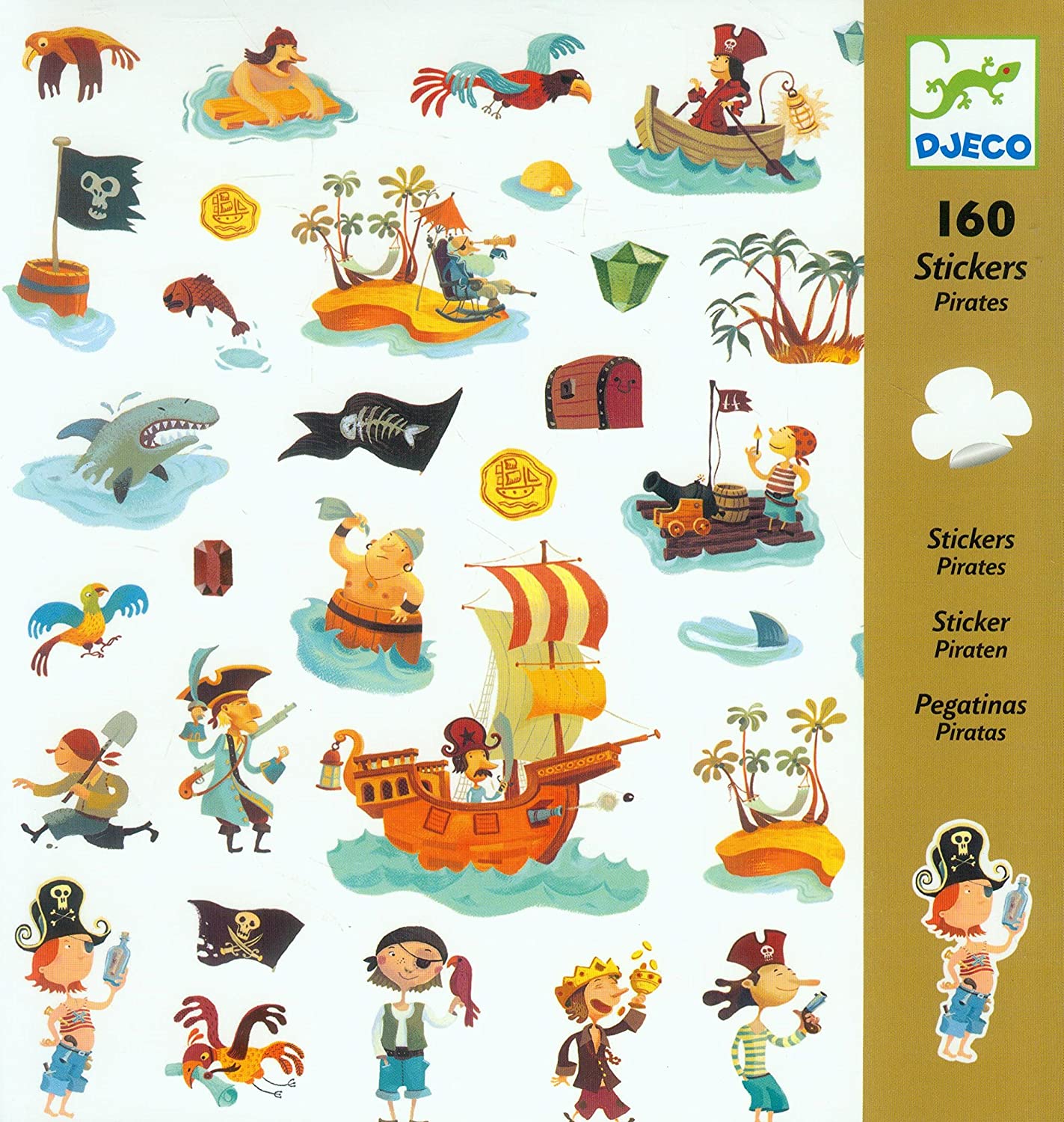 Djeco Stickers: Pirates