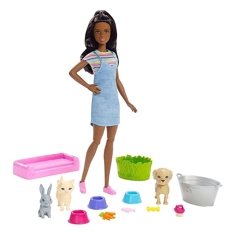 Barbie: Play & Wash Pets Playset