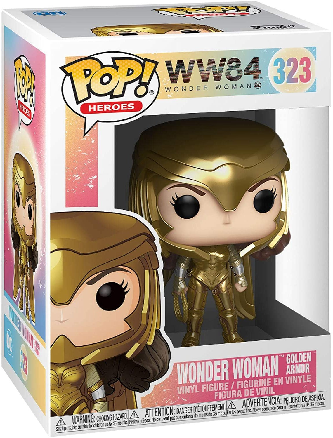 DC WW84: Wonder Woman Gold Power Metallic Pop! Vinyl Figure (323)