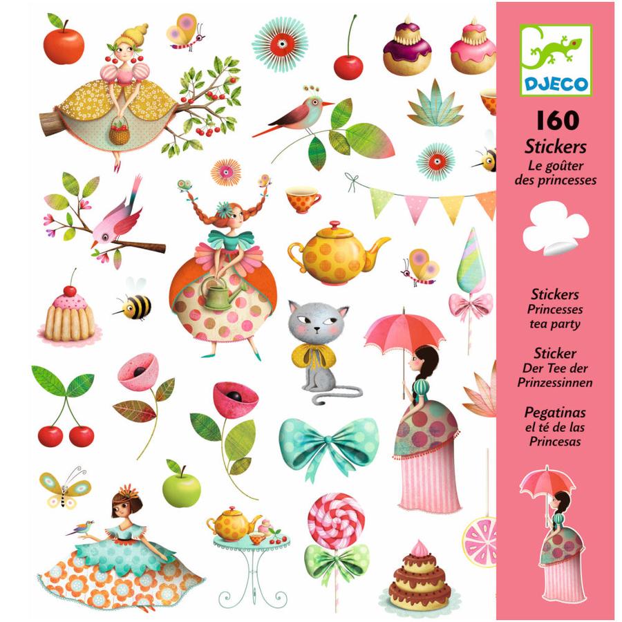 Djeco Stickers: Princess Tea Party