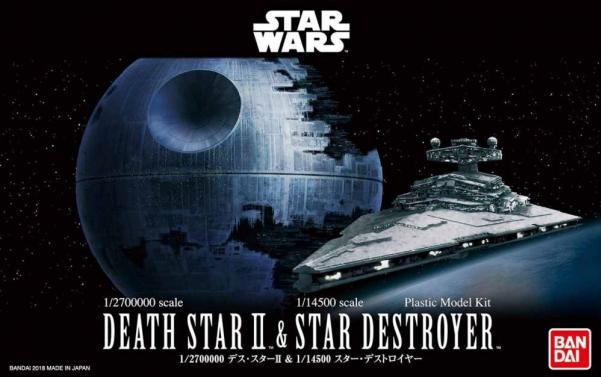 Bandai Hobby (Gunpla) Star Wars Vehicle: Death Star II and Star Destoyer Set (mini scale)