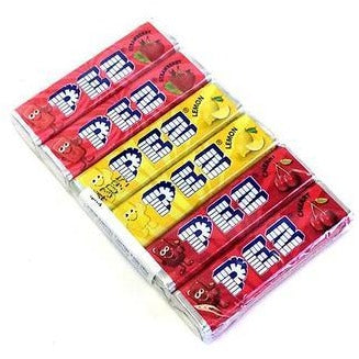 PEZ: 6 Pack Assorted Refill (Fruit)