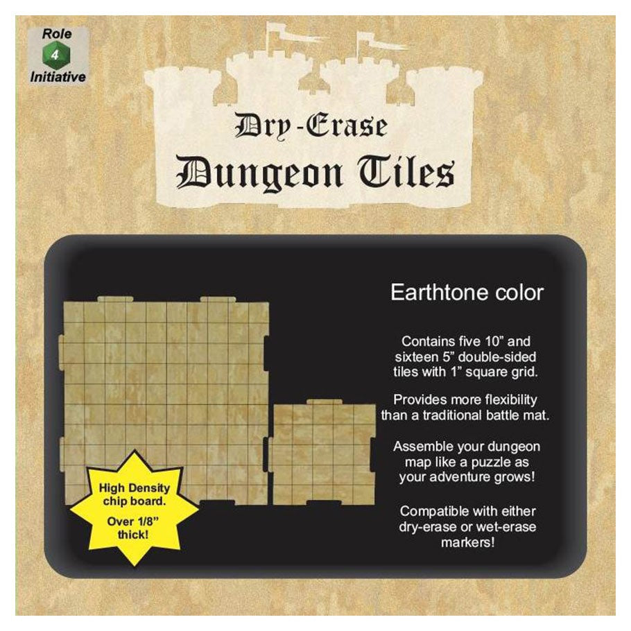 Dry Erase Dungeon Tiles: Earthtone: Combo Pack