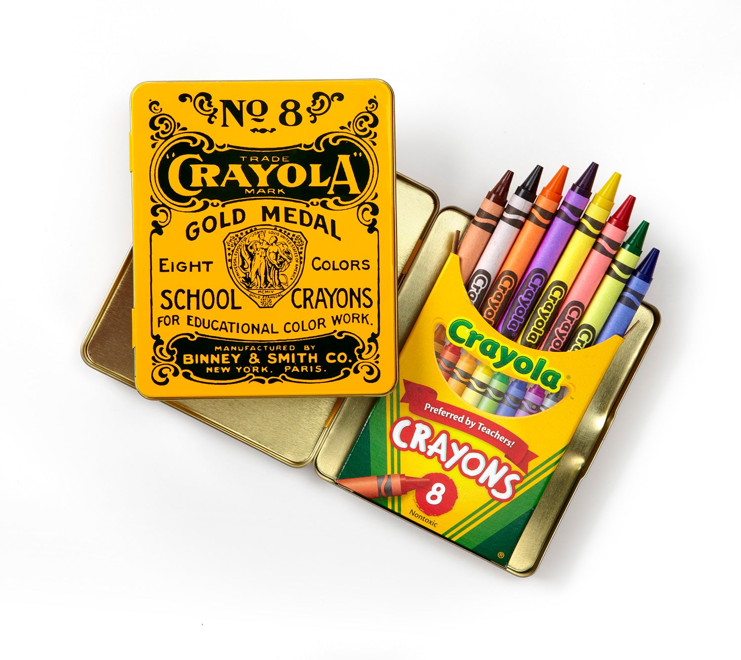 Retro Crayons (8 ct. tin)