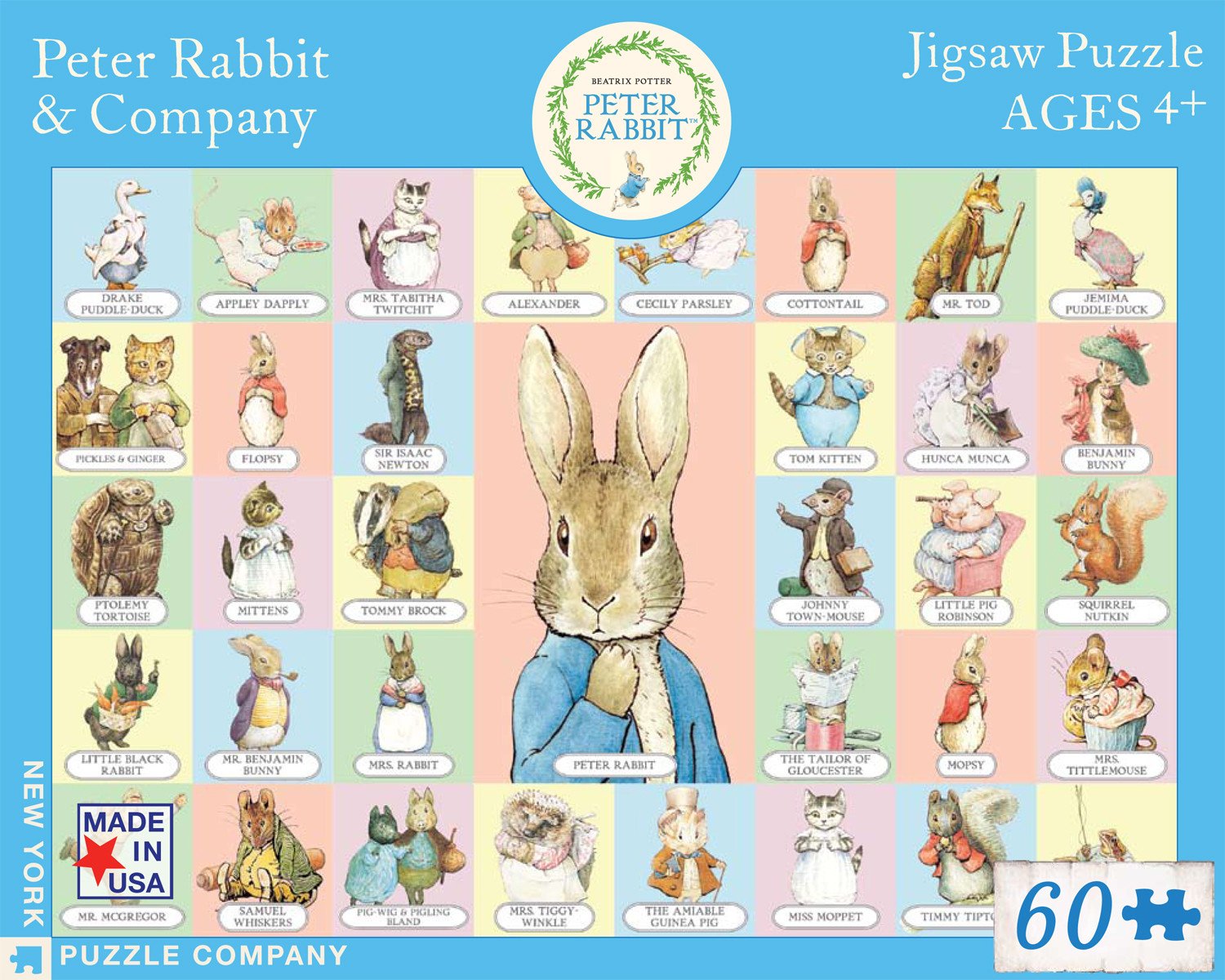 Peter Rabbit & Co. (60 pc puzzle)