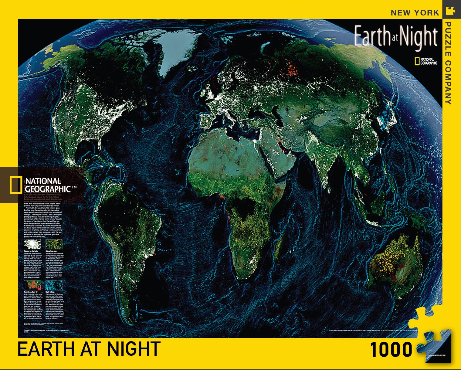 Earth at Night (1000 pc puzzle)