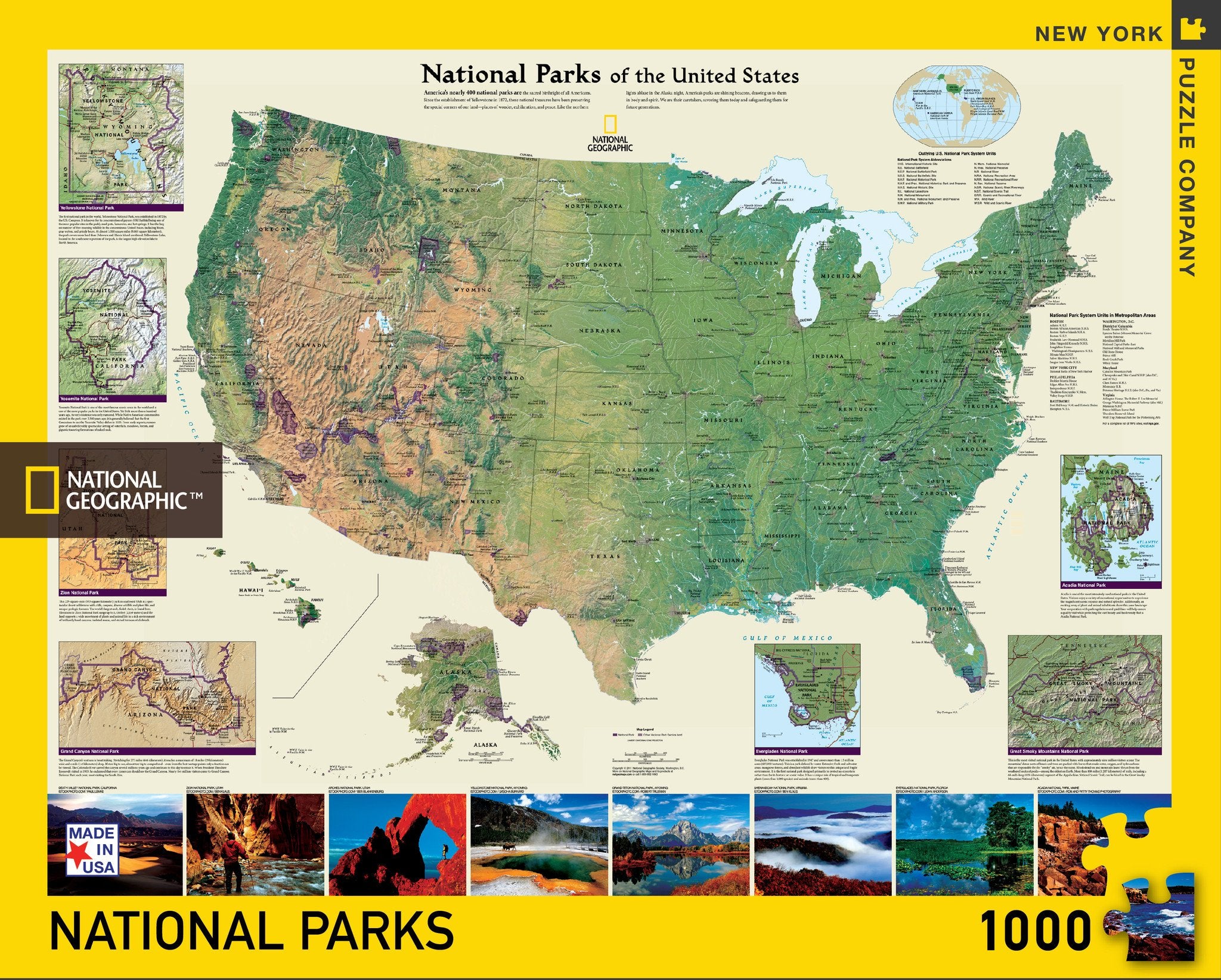 American National Parks (1000 pc puzzle)