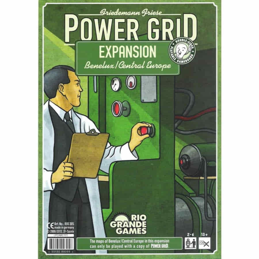 Power Grid: Benelux & Central Europe Expansion
