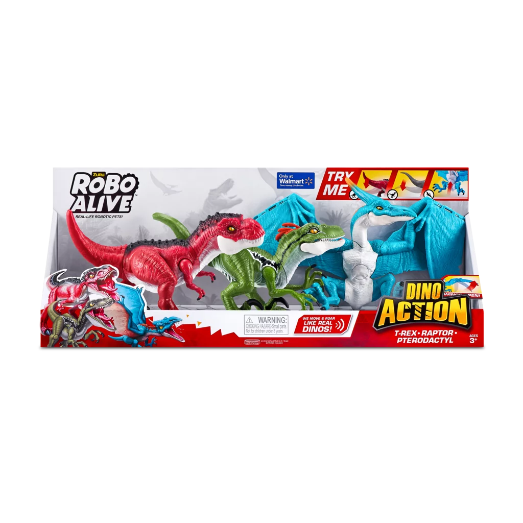 Robo Alive Dino Action 3-Pack