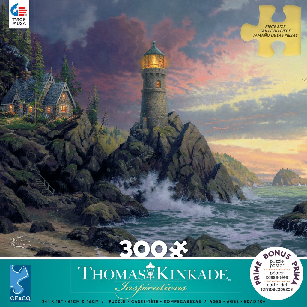 Thomas Kinkade - Rock of Salvation (300 pc puzzle)