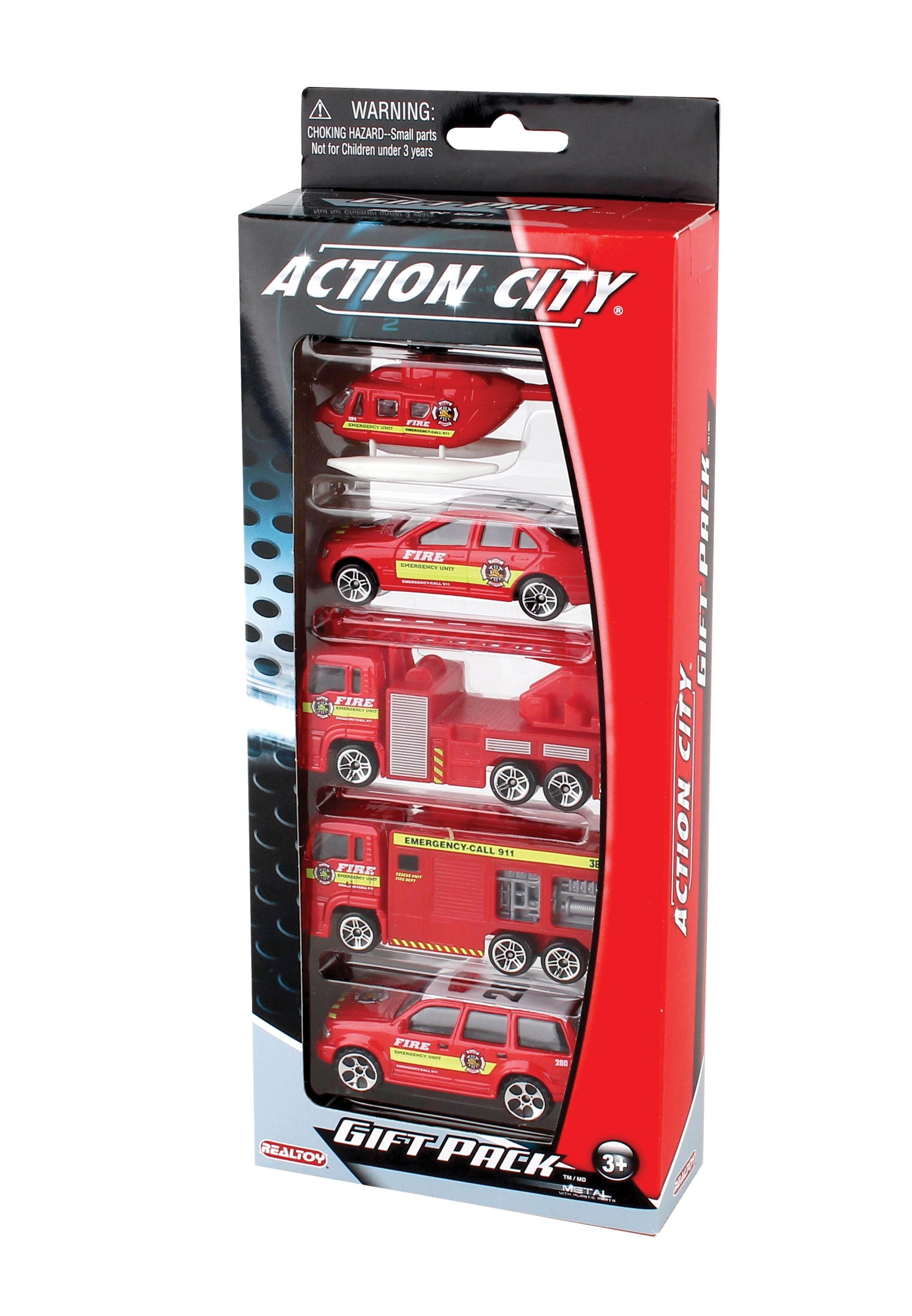 Fire Department Vehicle Gift Pack (5 Piece)