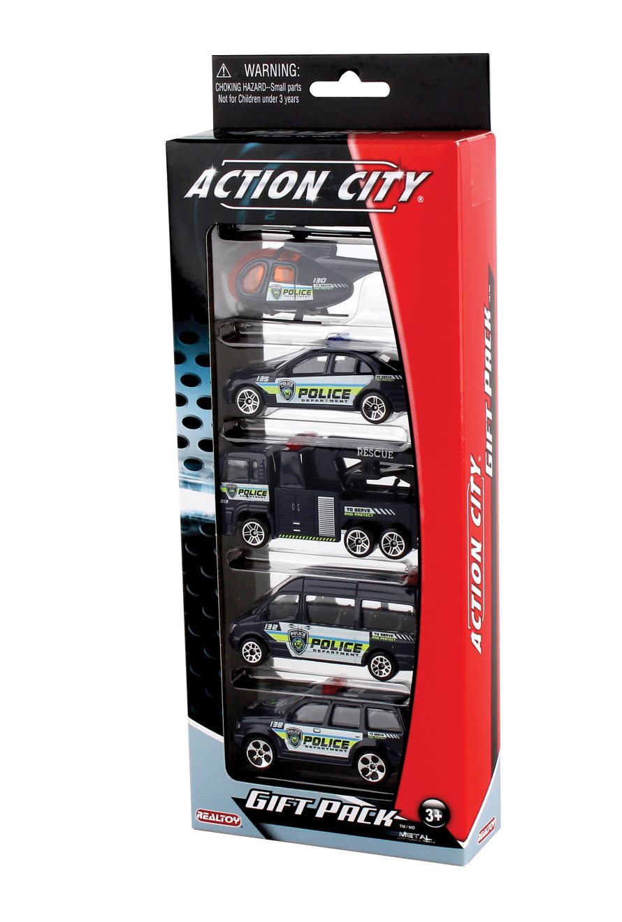 Police Department Vehicle Gift Pack (5 Piece)