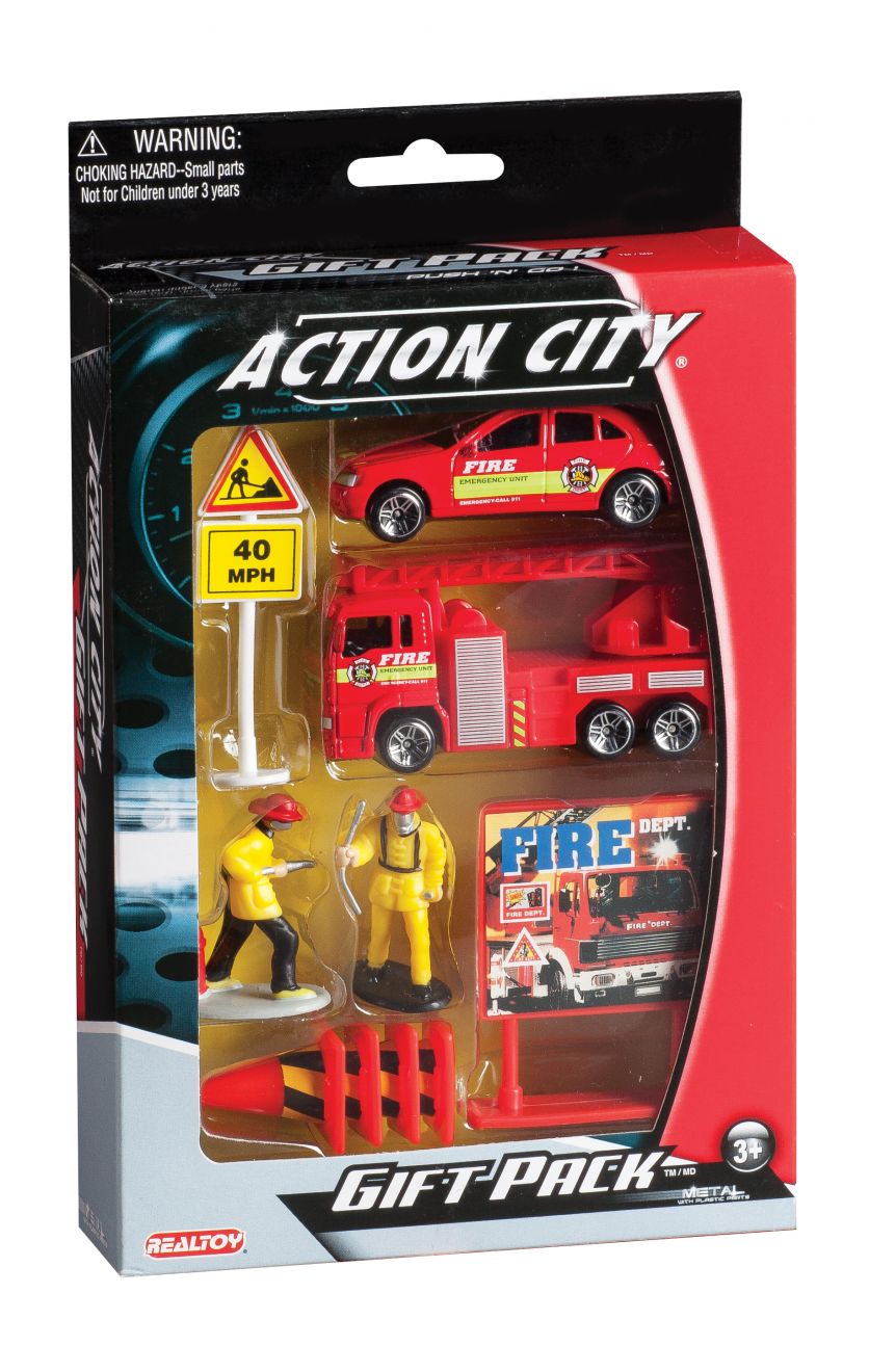 Fire Department Vehicle Gift Set (10 Piece)