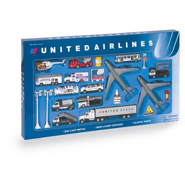 United Airlines Large Playset