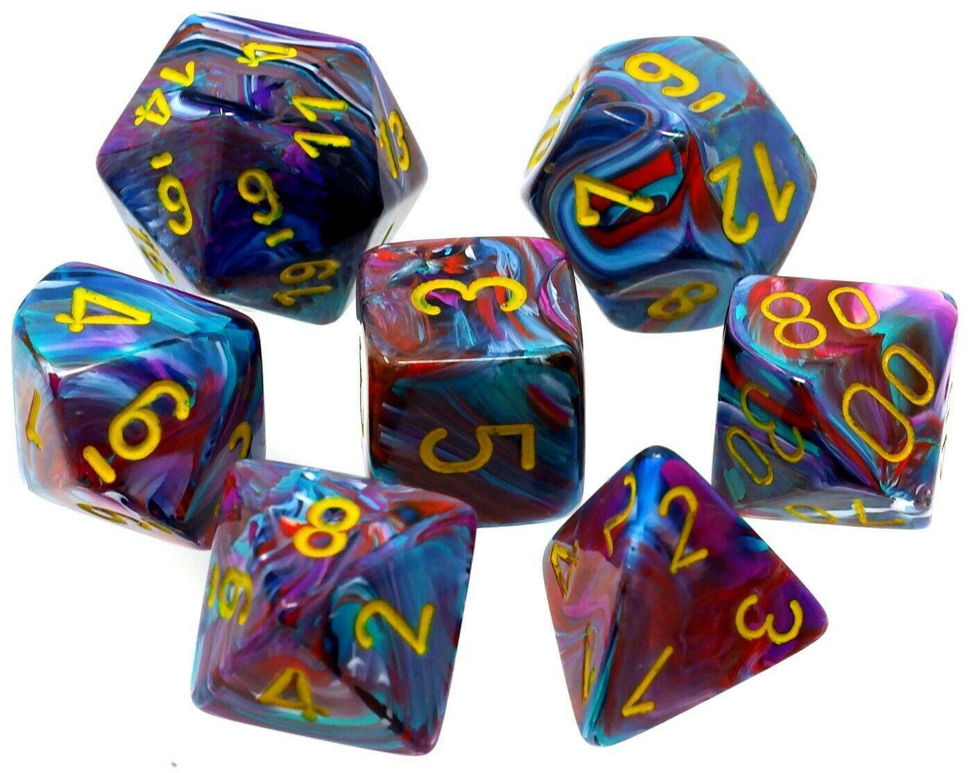 Chessex Festive Polyhedral 7-Die Set